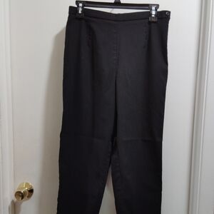 Vintage Dressbarn Black Cropped Pants For Women